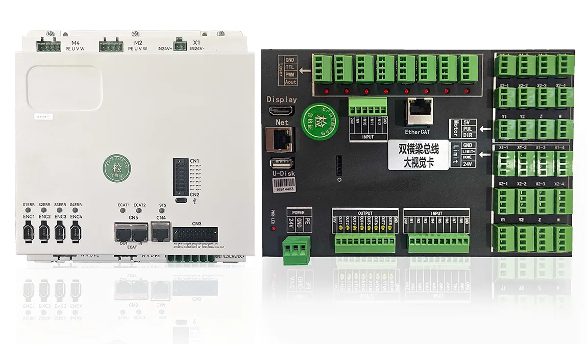 ZY72B8E-2000N Ethercat Laser Control System For Double Beam Marking